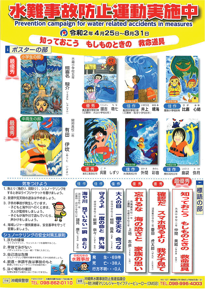 水難事故防止 水難事故防止